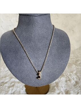 NWOT Silver Letter J Initial Necklace